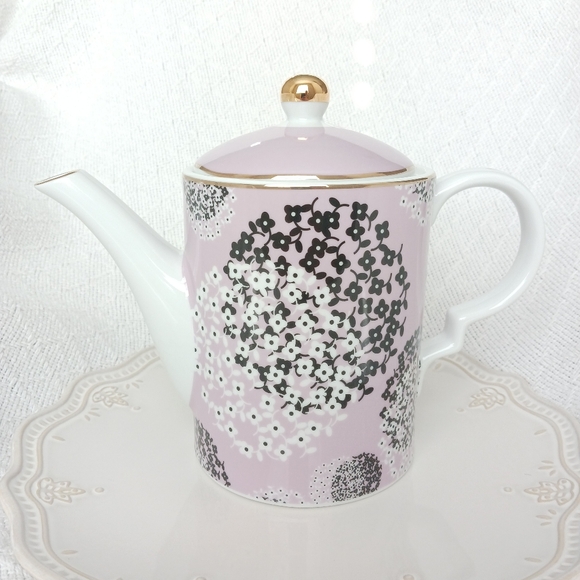 Grace Fine Ceramic Purple Floral Teapot - Picture 13 of 13